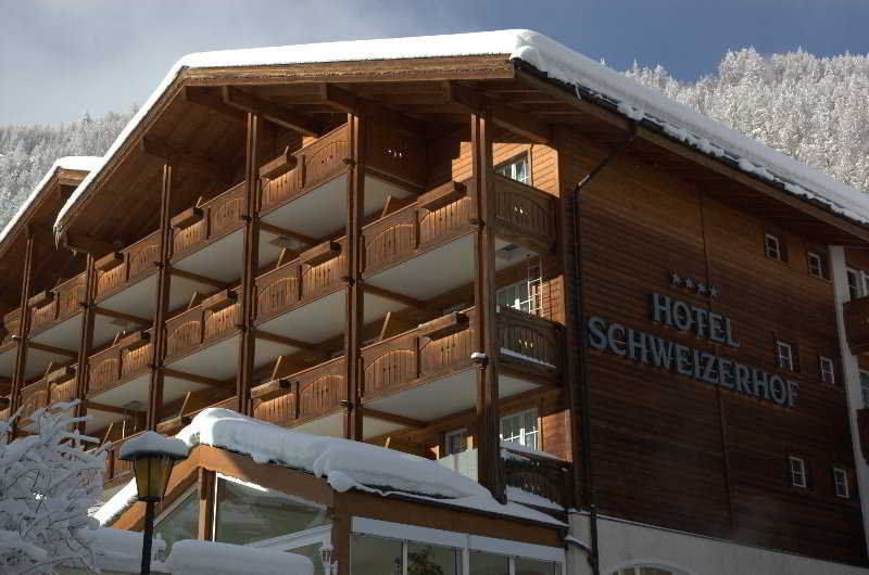 Wellnesshotel Schweizerhof サース フェー エクステリア 写真